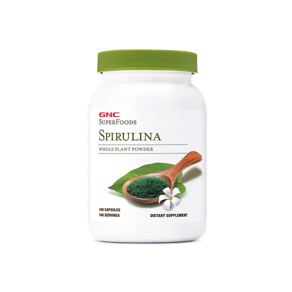 Gnc Spirulina Plant Powder Capsules 100s