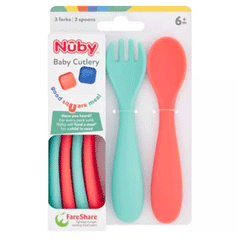 Nuby Baby Cutlery Set 6m+