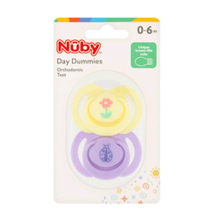 Nuby Day Dummies Orthodontic 0-6m