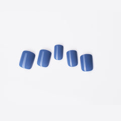 B'queen Cerulean Blue Nails (square)