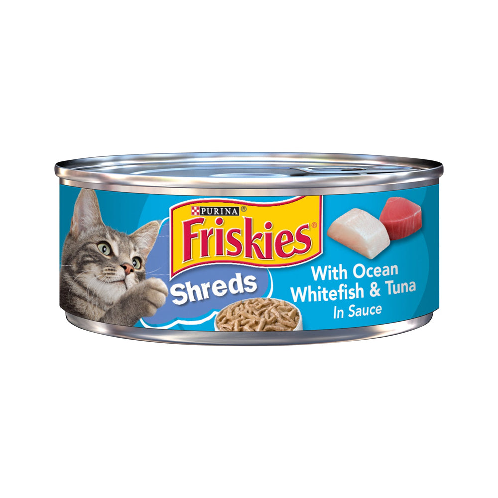 Friskies With Ocean Whitefish & Tuna In Sauce Tin 156