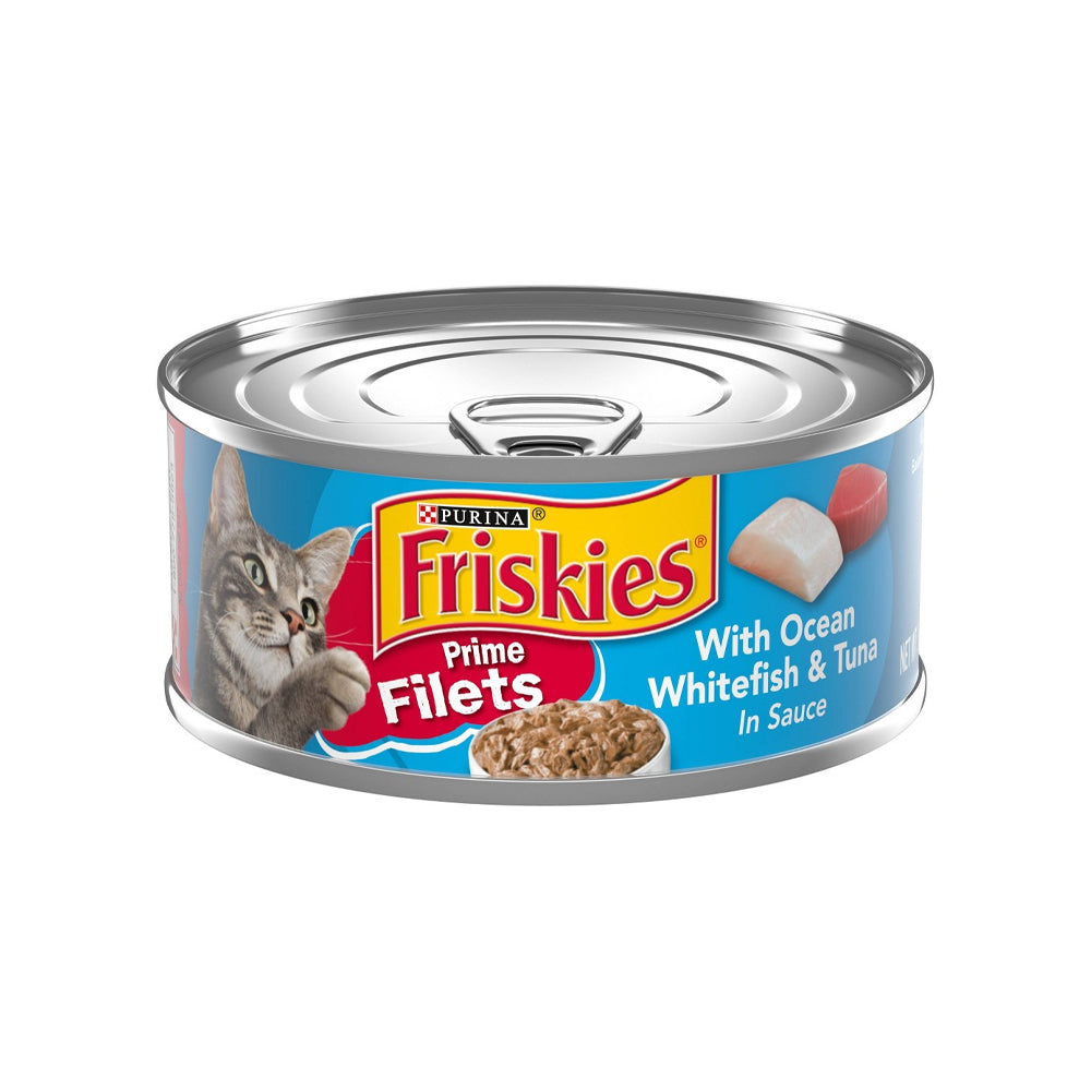 Friskies Prime Filets Whitefish & Tuna Tin 156g