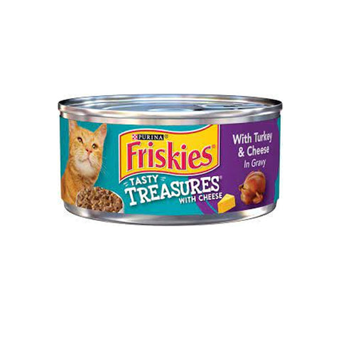 Friskies Cat Food Turkey Cheese 156g