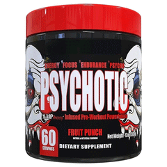 Insane Labz Psychotic Pre-Workout Fruit Punch 369g 60 Servings