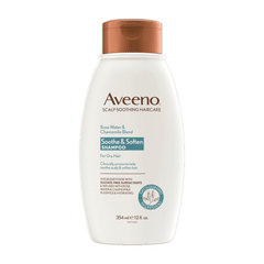 Aveeno Rose Water & Chamomile Blend Soothe & Soften Shampoo 354ml