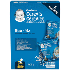 Gerber Rice - Riz Baby Cereal 6x28g