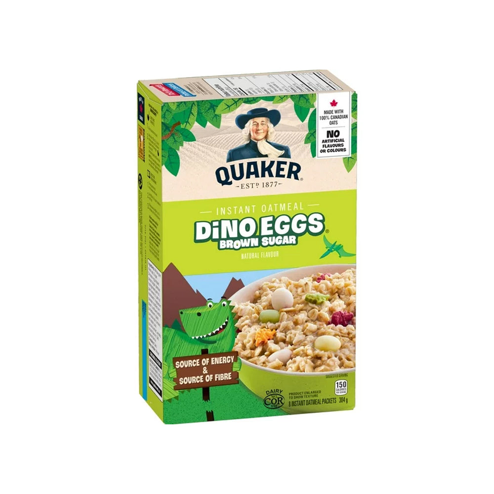 Quaker Dino Eggs Brown Sugar Oatmeal 304g