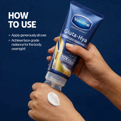 Vaseline Gluta-Hya Over Night Radiance Repair Serum Burst Lotion 70ml