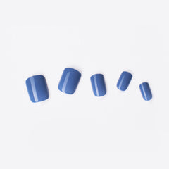B'queen Cerulean Blue Nails (square)