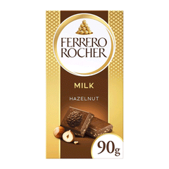 Ferrero Rocher Milk Hazelnut Chocolate 90g