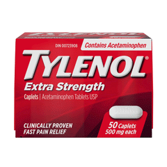 Tylenol Extra Strength 500mg Tab 50s (Canada)