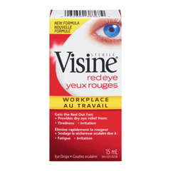 Visine Red Eye Workplace Au Travail Drops 15ml