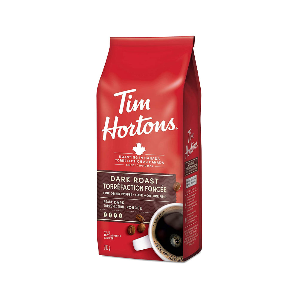 Tim Hortons Dark Roast Fine Grind Coffee 300g