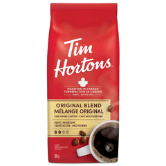 Tim Hortons Original Coffee, Fine Grind Bag, Medium Roast, 300g (imported From Canada)