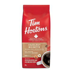 Tim Hortons Hazelnut (noisette) Light Medium Roast Fine Grind Coffee - 300g