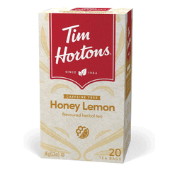 Tim Hortons Honey Lemon Herbal Tea, 20 Tea Bags, 36g (1.3oz)