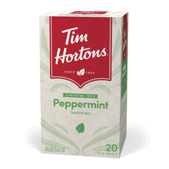 Tim Hortons Peppermint Tea Bags, 20 Count 40g