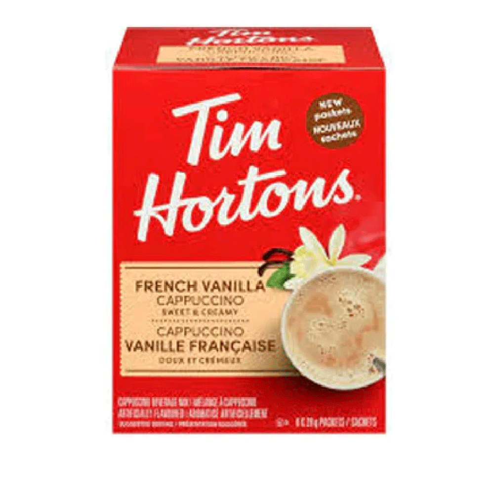 Tim Hortons French Vanilla Coffee Sachets 28x8g