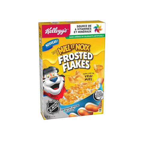 Kelloggs Honey Nut Flavour Frosted Flakes Cereal 435g