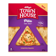 Kelloggs Town House Pita Sea Salt 247g