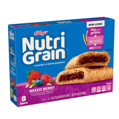 Kelloggs Nutri Grain Mixed Berry Bars 8x295g