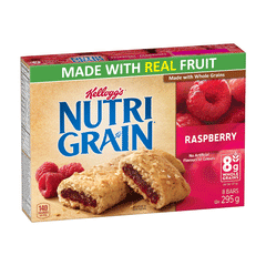 Kelloggs Nutri Grain Raspberry Bars 8x295g