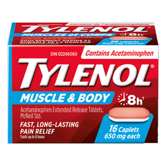Tylenol Muscle & Body 650mg Caplets 16s