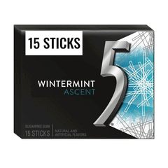 Wrigleys 5 Wintermint Ascent Flavoured Gum 15`s