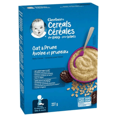 Gerber Oat & Prune Baby Cereal 227g