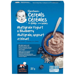 Gerber Multigrain Yogurt Blueberry Baby Cereal 227g