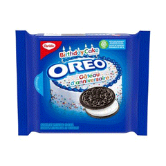 Oreo Birthday Cake Chocolate Sandwich Cookies 261g