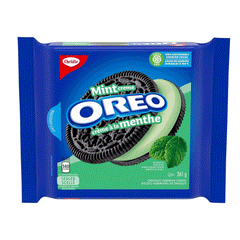 Oreo Mint Creme Chocolate Sandwich Cookies 261g