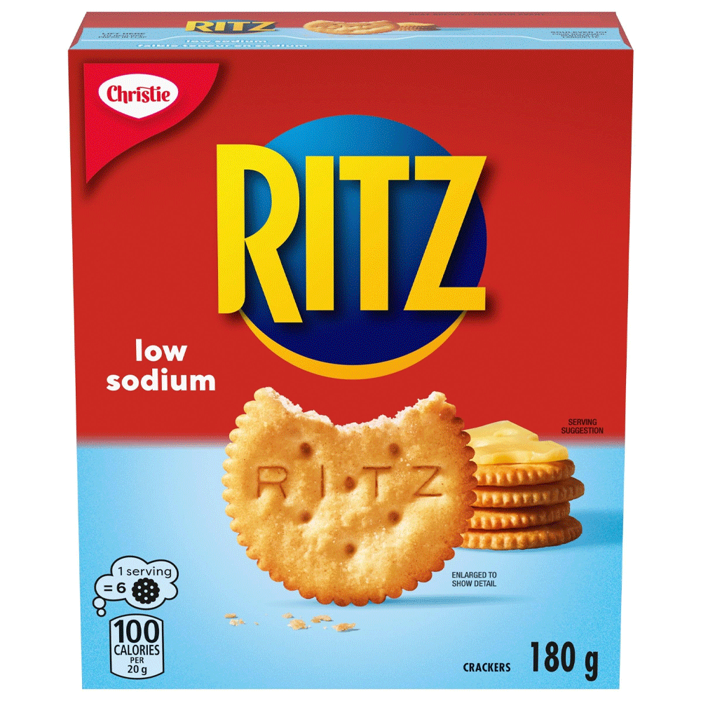 Ritz Low Sodium Crackers 180g