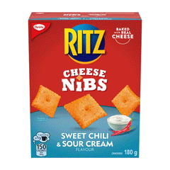 Ritz Cheese Nibs Sweet Chili & Sour Cream Flavour Crackers 180g
