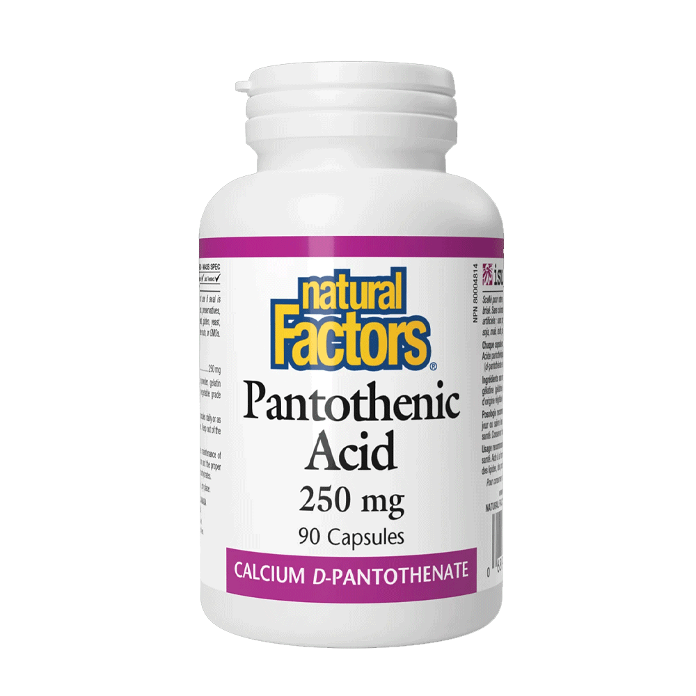 Natural Factors Pantothenic Acid 250mg Cap 90s