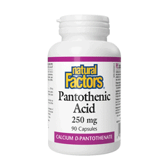 Natural Factors Pantothenic Acid 250mg Cap 90s