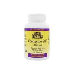 Natural Factors Coenzyme Q10 100mg Softgels 30s