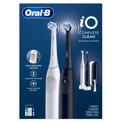 Oral B iO Complete Clean Rechargeable Toothbrush 2`s