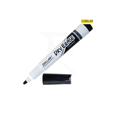 Dollar Dry Erase Marker Black.