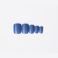 B'queen Cerulean Blue Nails (square)