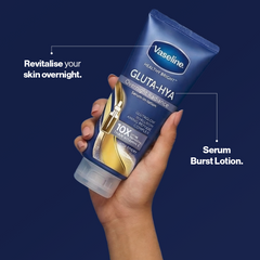 Vaseline Gluta-Hya Over Night Radiance Repair Serum Burst Lotion 70ml