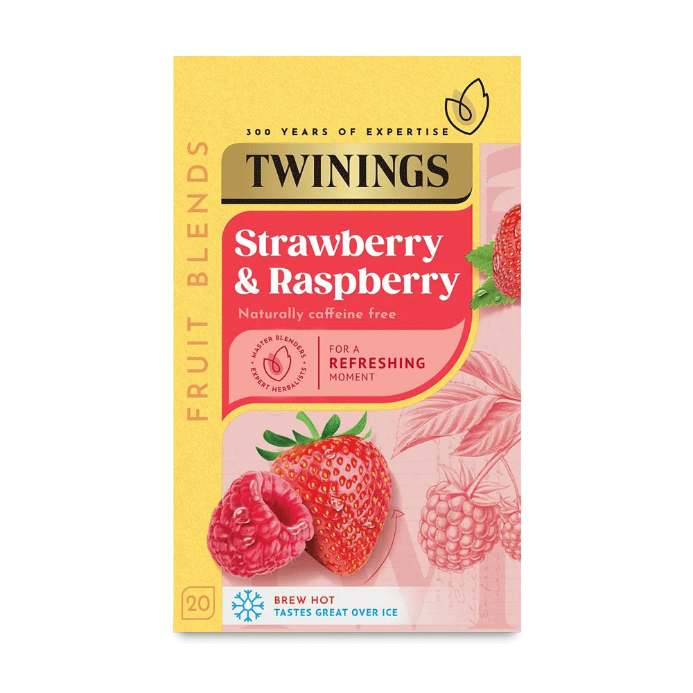 Twinings Strawberry & Raspberry 20s – Springs