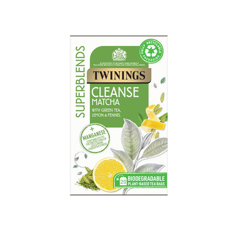 Twinings Cleanse Matcha Tea Bags 20s