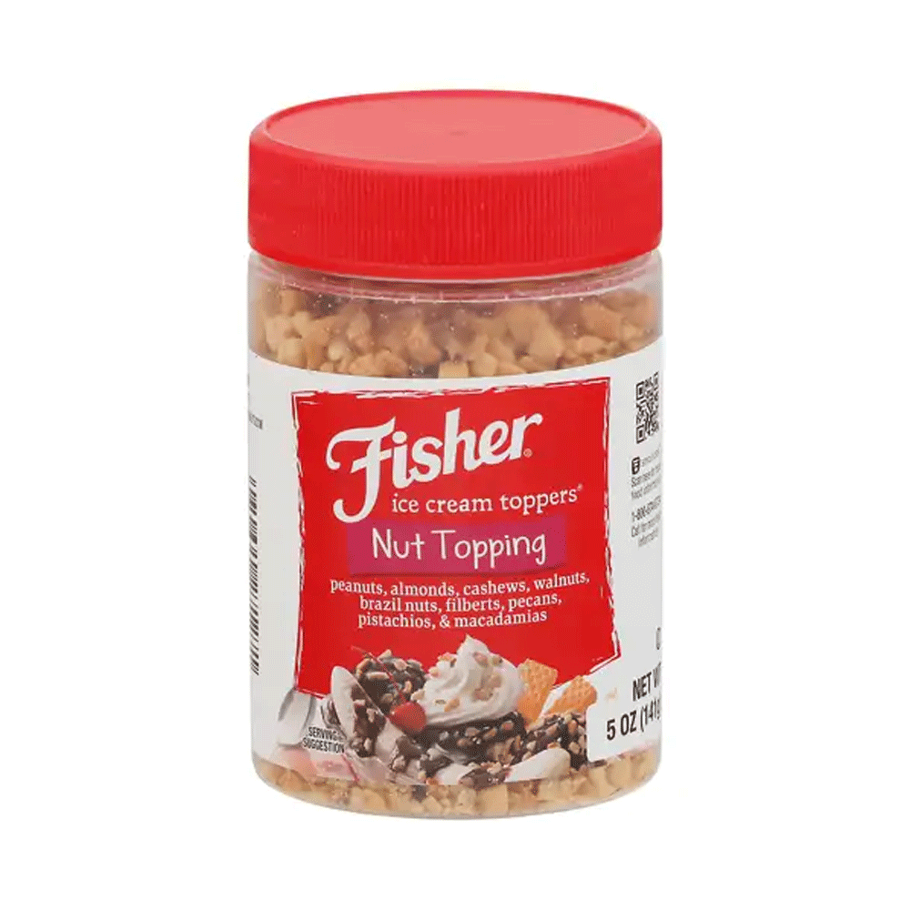 Fisher Ice Cream Toppers Nut Topping 141g