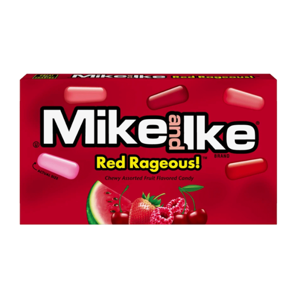 Mike And lke Red Rageous Chewy Candy 120g