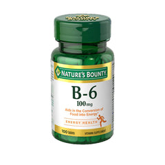 Natures Bounty B-6 100mg Tab 100s