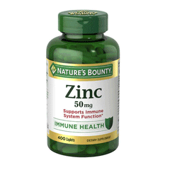 Natures Bounty Zinc 50mg 400 Caplets