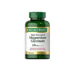 Natures Bounty Magnesium Glycinate 240mg Cap 180s