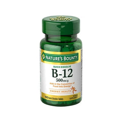 Natures Bounty B-12 500mcg 100s