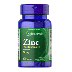 Puritans Pride Zinc 50mg Caplets 100s